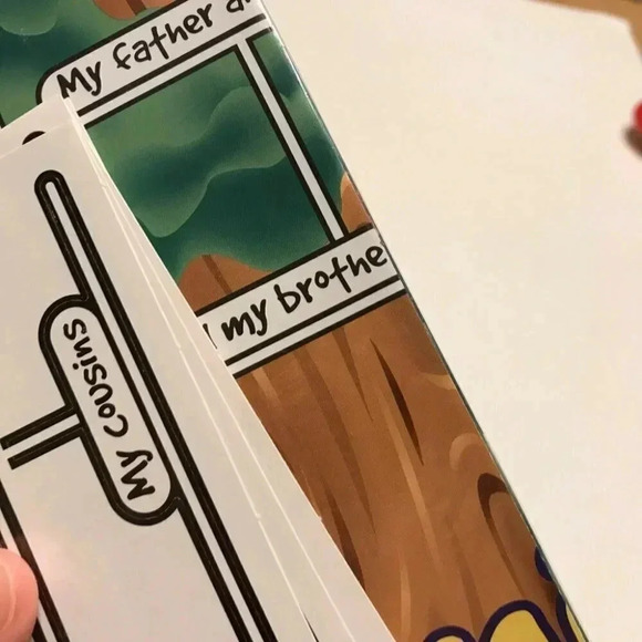 My Family Tree Poster With Stickers NEW Project - Picture 5 of 6